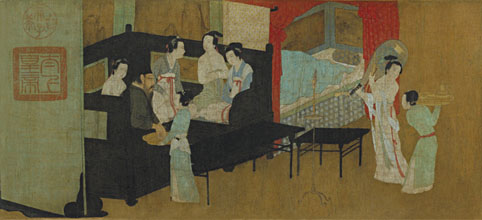 《韩熙载夜宴图》卷