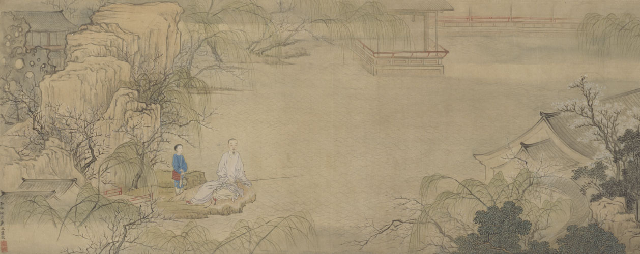 禹之鼎黄山草堂图卷