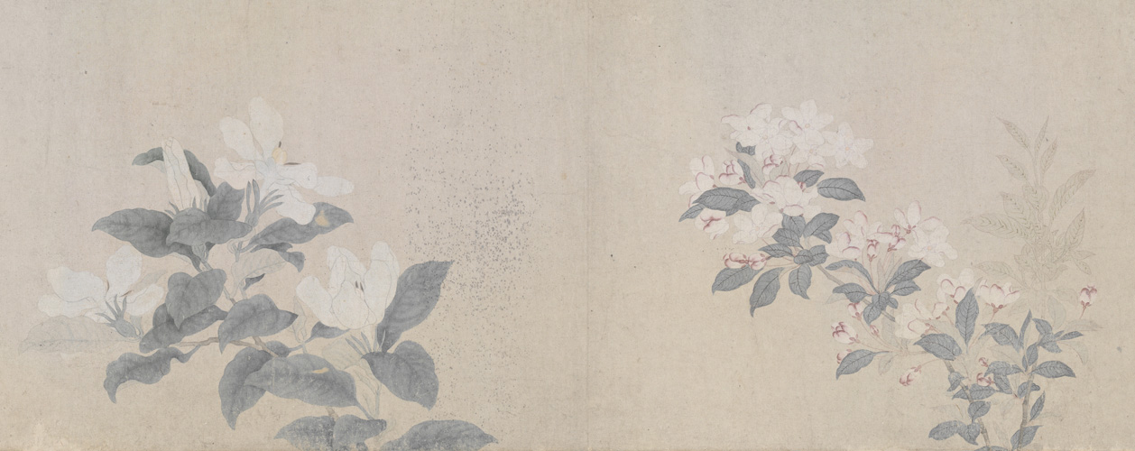 钱选八花图卷 - 故宫博物院