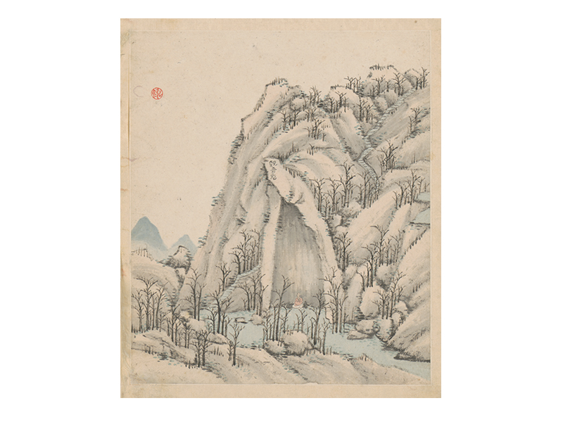 弘仁黄山图册