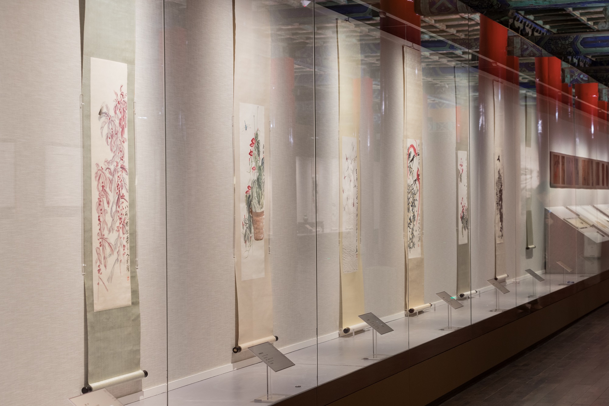 清平福来齐白石艺术特展开幕