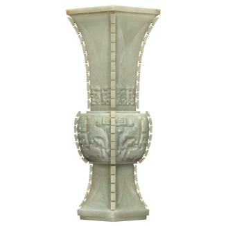 中国　玉石彫刻　印材　勾玉　玉器　2点まとめて　N　5195 e国宝- 勾玉