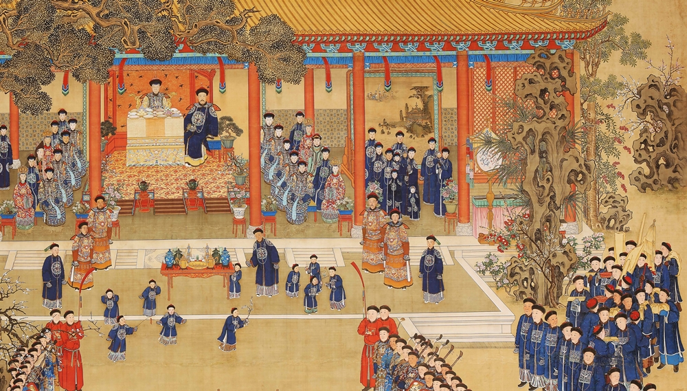 崇庆皇太后万寿图修复后