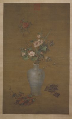 郎世宁午瑞图轴