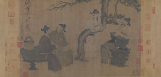 周文矩文苑图卷
