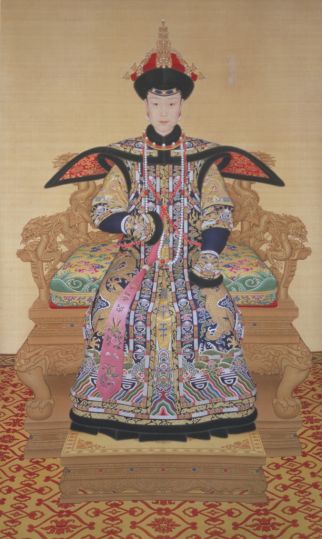 孝贤纯皇后朝服像轴
