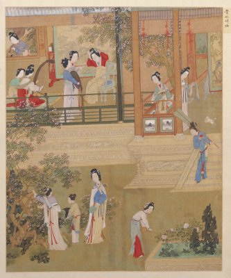 仇英人物故事图册