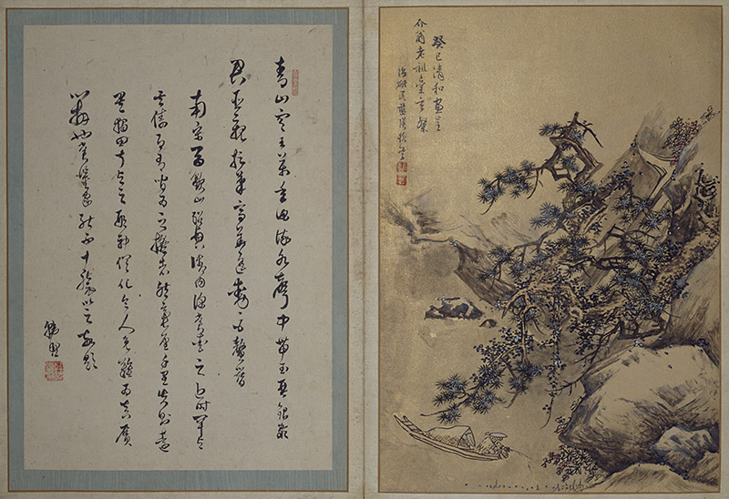 ☆古寶堂☆ KHD494『劉松年・山水・中堂・千秋筆墨図』・中国北宋山水