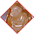 玛瑙松猴坠