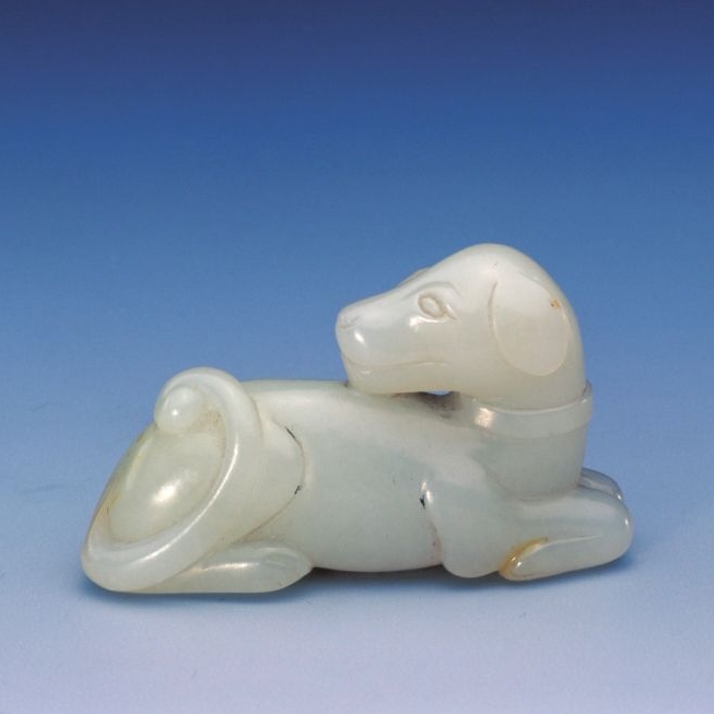 白玉卧狗