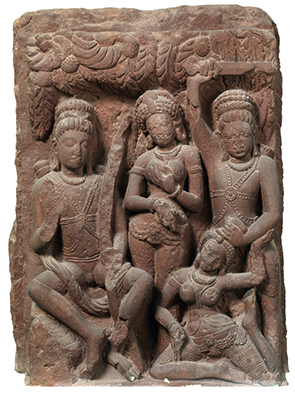 罗什曼那毁容首哩薄那迦像