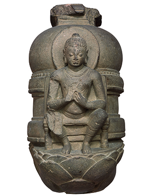 供养塔上的佛像