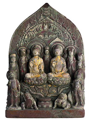 张元造释迦多宝像