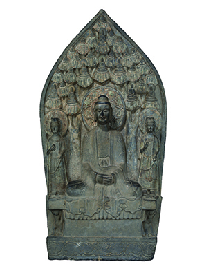 荀国丑造一佛二菩萨像