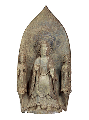 田延和造一佛二菩萨像