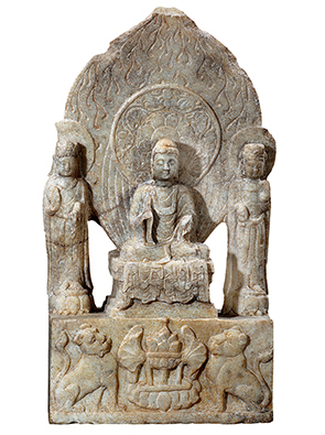 北梁太守贾仲贤造释迦像