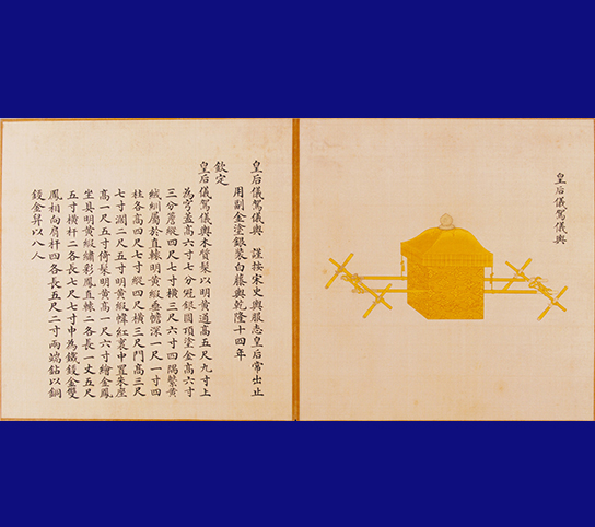 《皇朝礼器图》之皇后凤舆