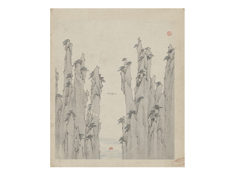 弘仁黄山图册