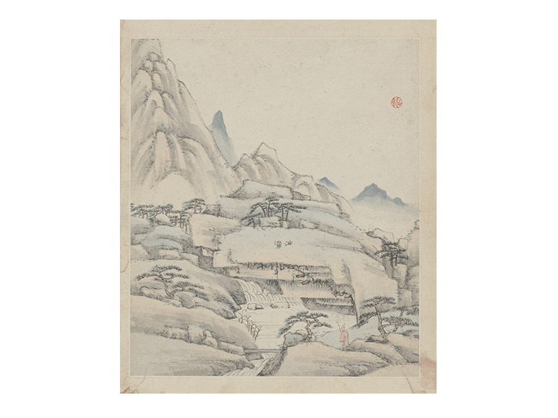 弘仁黄山图册
