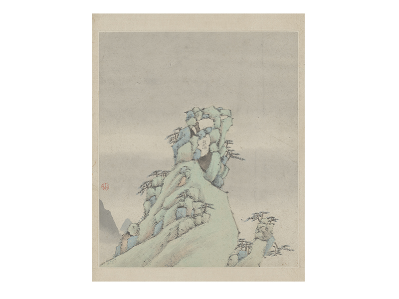 弘仁黄山图册