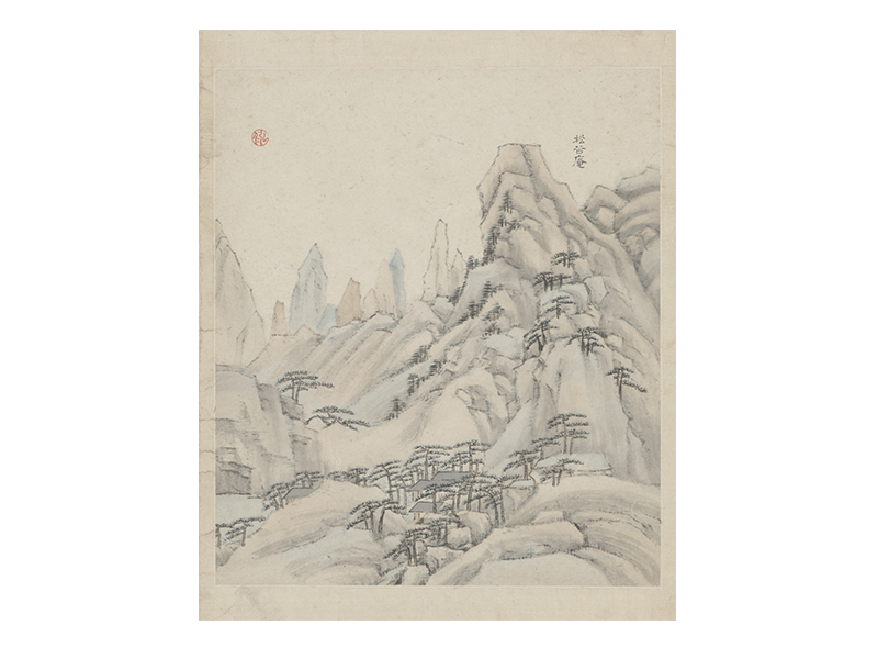 弘仁黄山图册