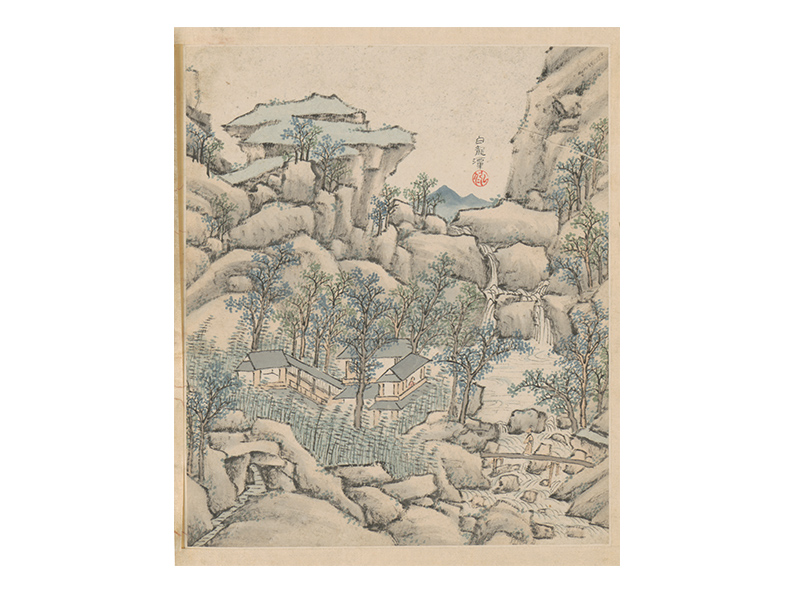 弘仁黄山图册