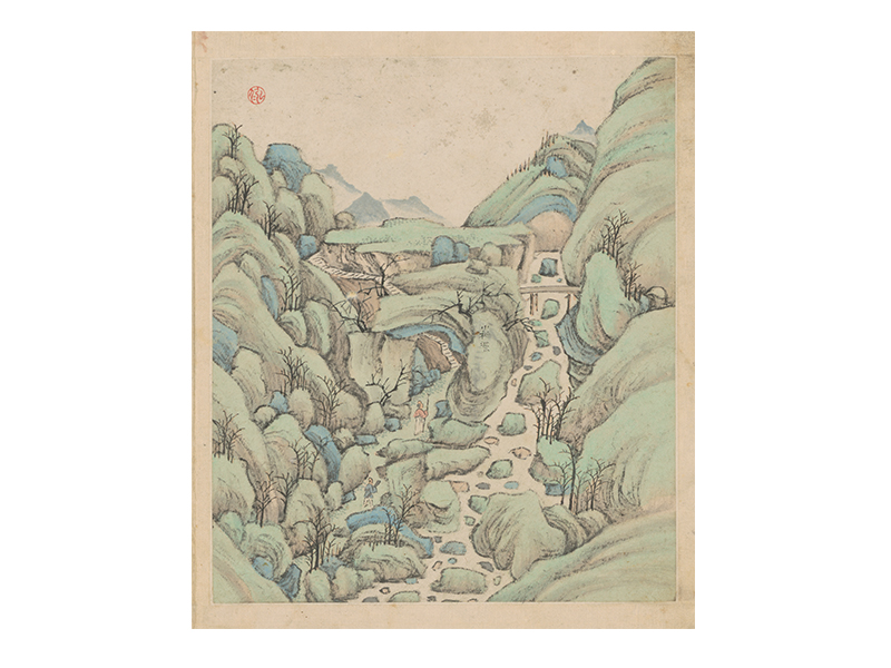 弘仁黄山图册