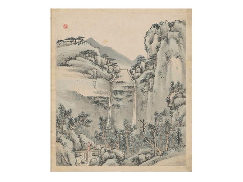 弘仁黄山图册