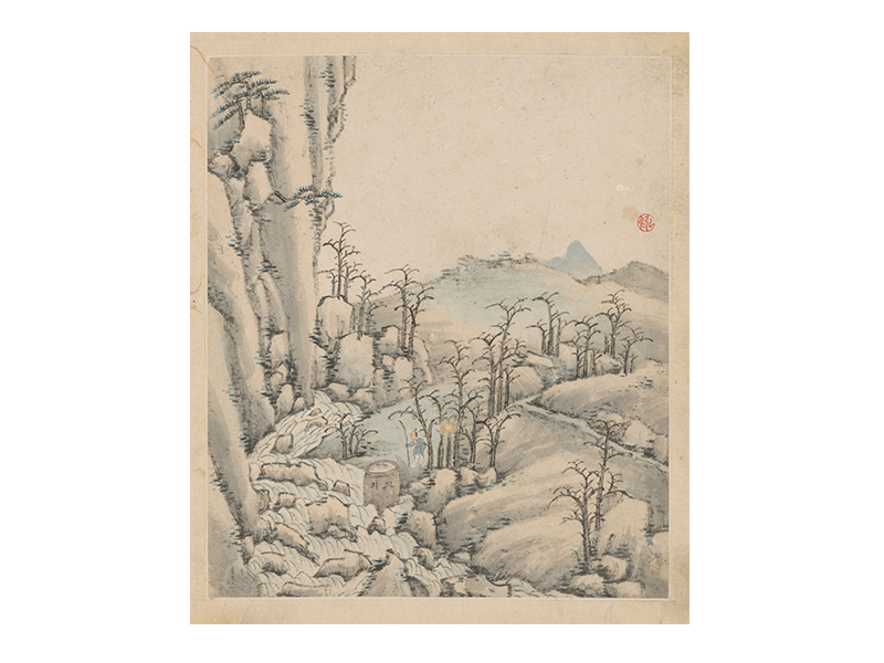 弘仁黄山图册