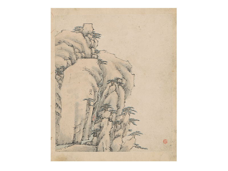 弘仁黄山图册
