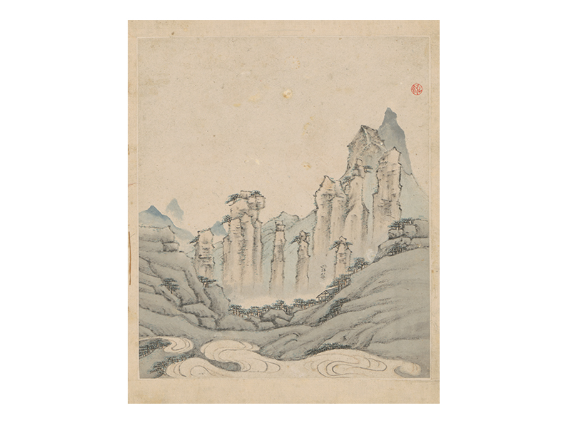 弘仁黄山图册