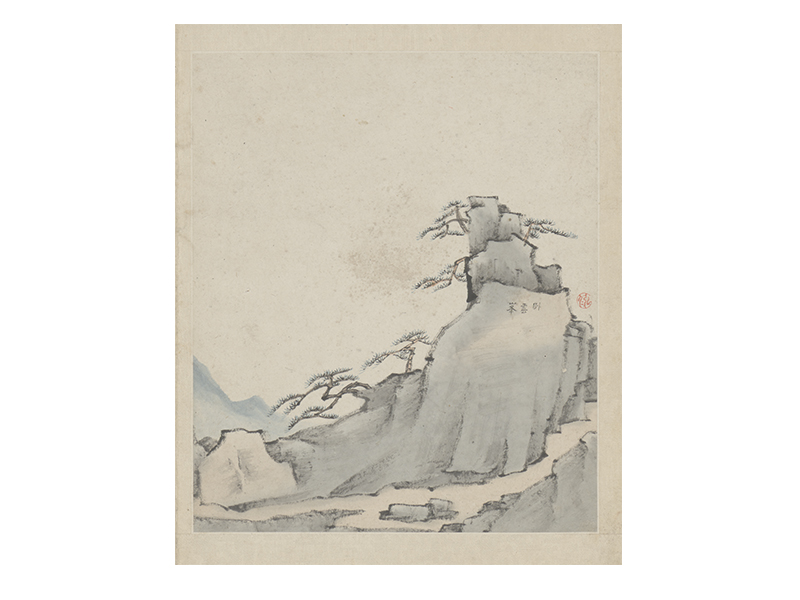 弘仁黄山图册
