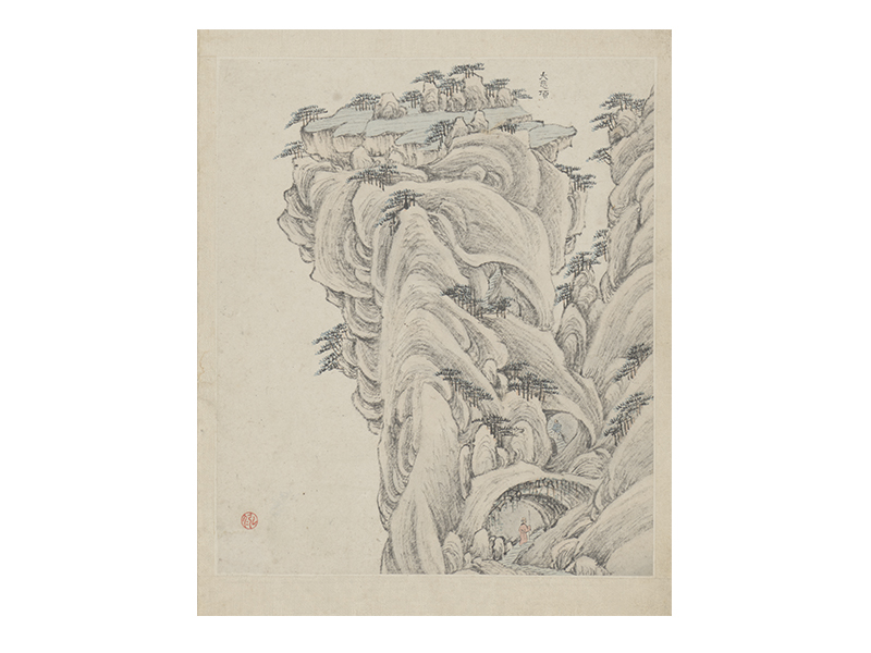 弘仁黄山图册