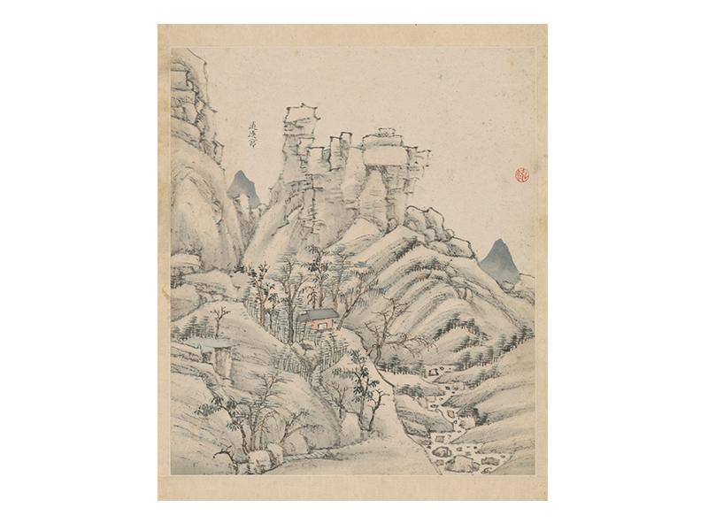 弘仁黄山图册