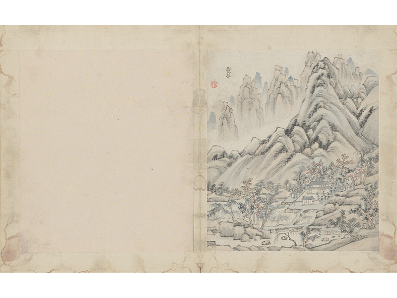 弘仁黄山图册