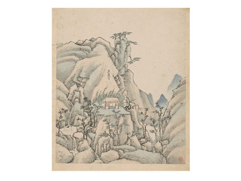 弘仁黄山图册