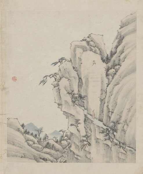 弘仁黄山图册(封面)