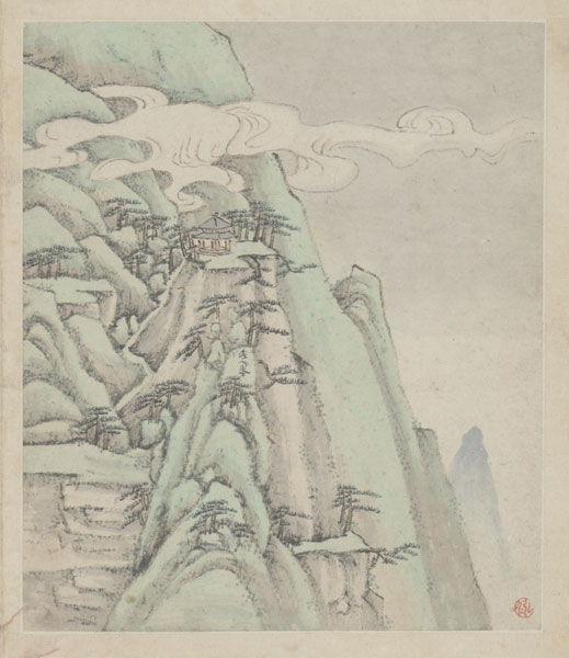 弘仁黄山图册(封面)