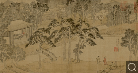 洛原草堂图卷