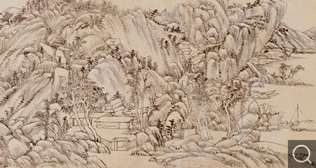 西岭春晴图卷